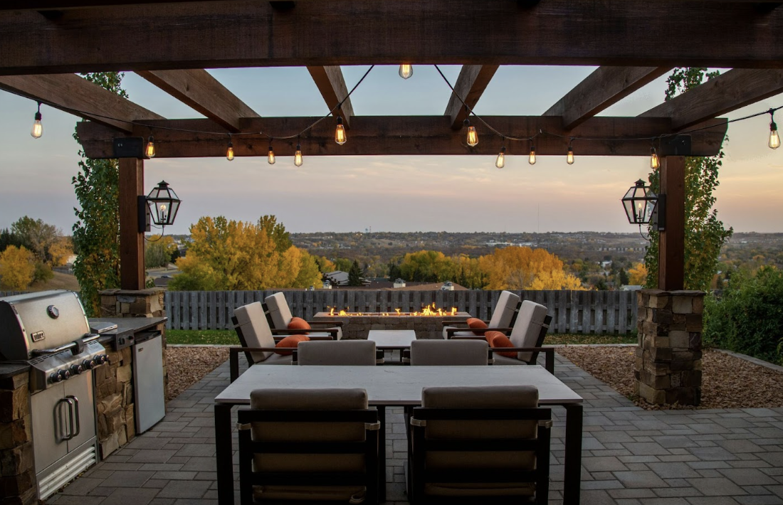 low-maintenance backyard